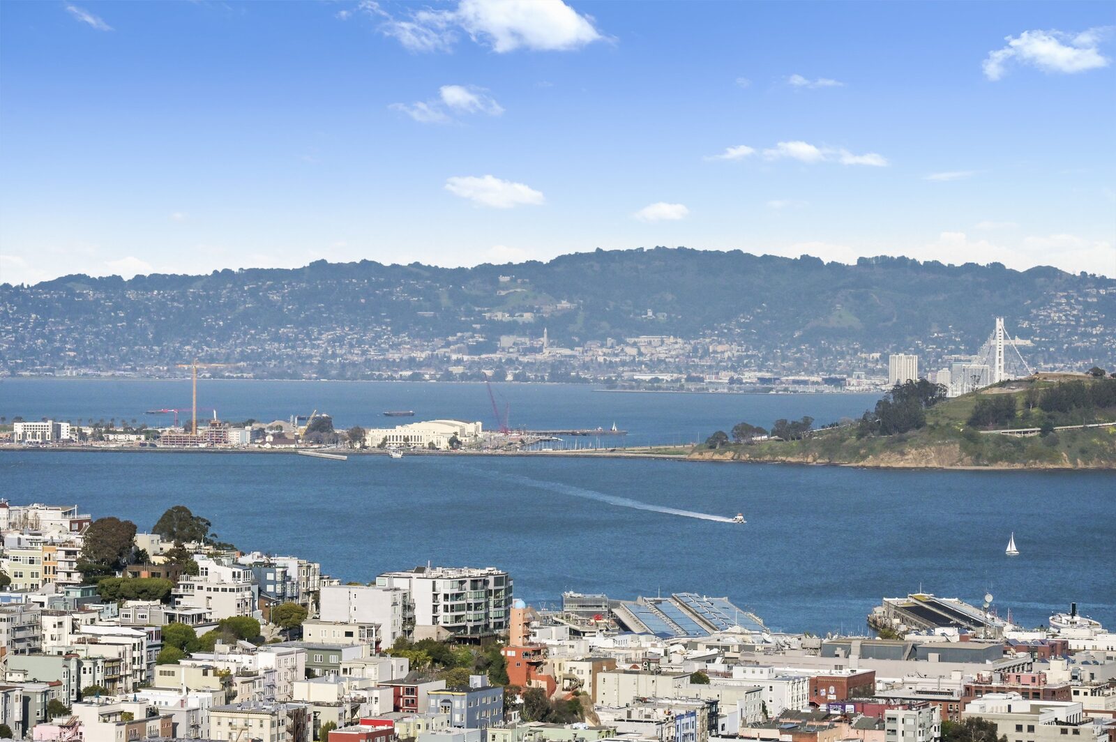 Sweeping panoramic Bay views from Nob Hill
